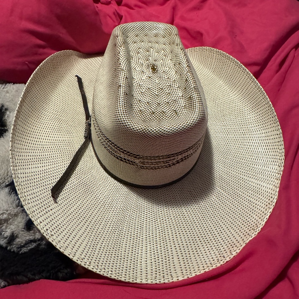 Twister Cream and Black Cowboy Hat